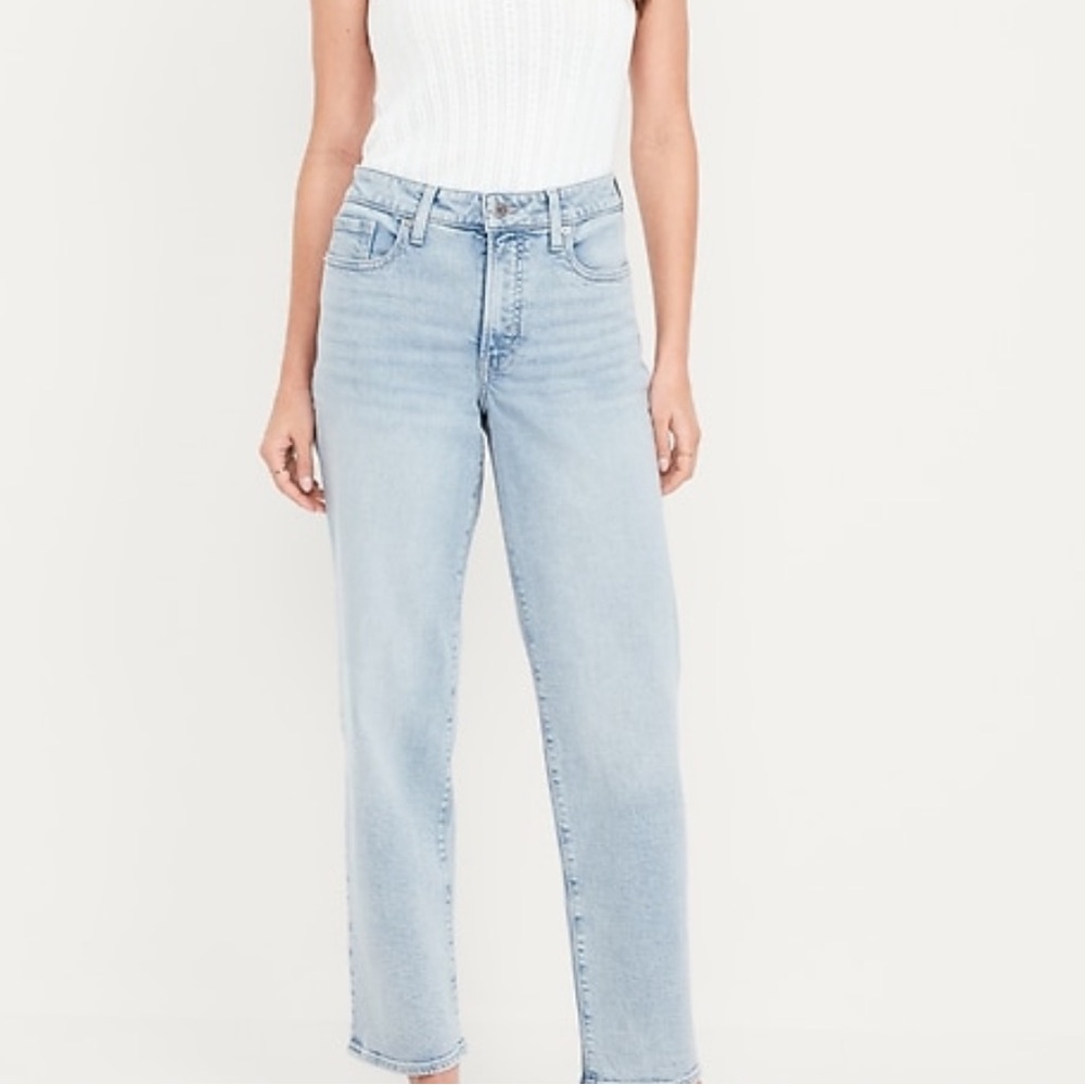 Old Navy Women's High-Rise OG LOOSE SECRET SMOOTH POCKETS
